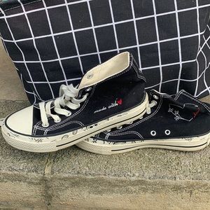 Beier women’s size 8/38 made with love converse look alikes. Worn twice!!